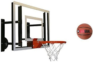 RAMgoal Durable Adjustable Indoor Mini Basketball Hoop and Ball